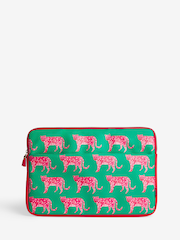 Green/Pink Mediterranean Print Laptop Sleeve - Image 4 of 5