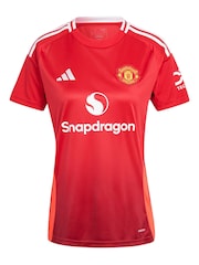 adidas Red Manchester United Home Shirt 2024-25 - Image 2 of 3