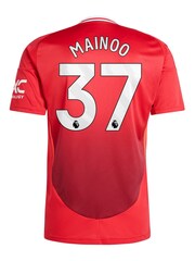 adidas Red Manchester United Home Shirt 2024-25 - Image 3 of 3
