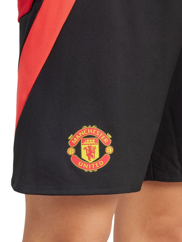 adidas Black Manchester United Home Authentic Change Shorts 2024-25 - Image 4 of 4