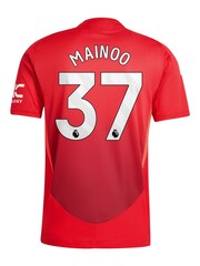 adidas Red Manchester United Home Authentic Shirt 2024-25 - Image 3 of 3
