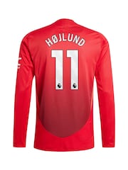 adidas Red Manchester United Home Authentic Shirt 2024-25 - Image 3 of 3