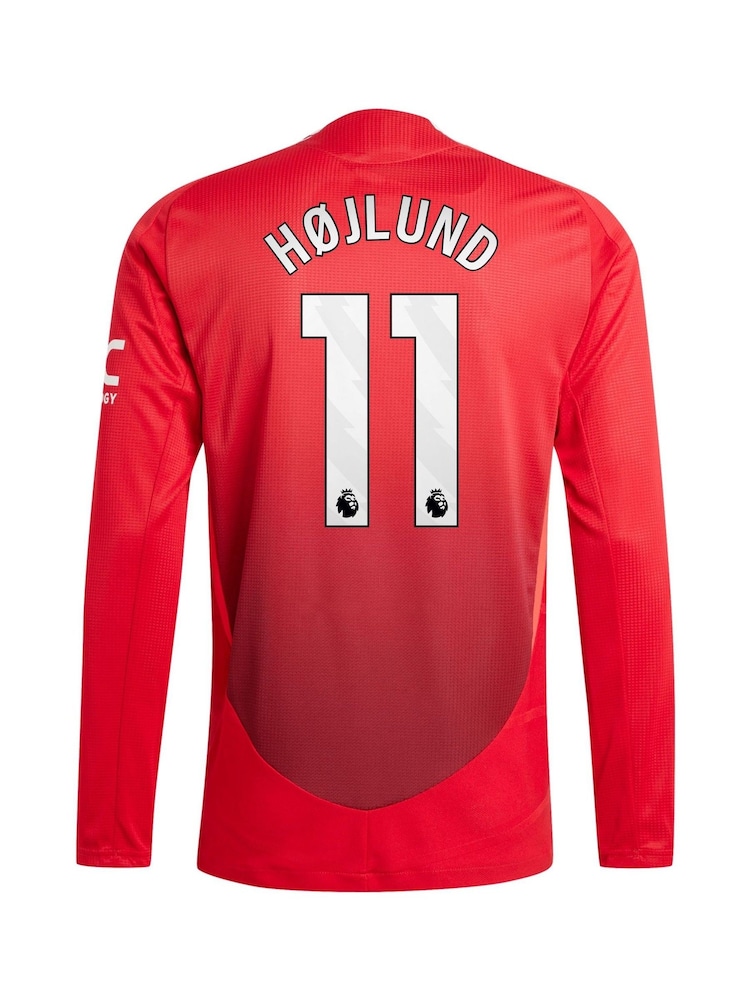 adidas Red Manchester United Home Authentic Shirt 2024-25 - Image 3 of 3