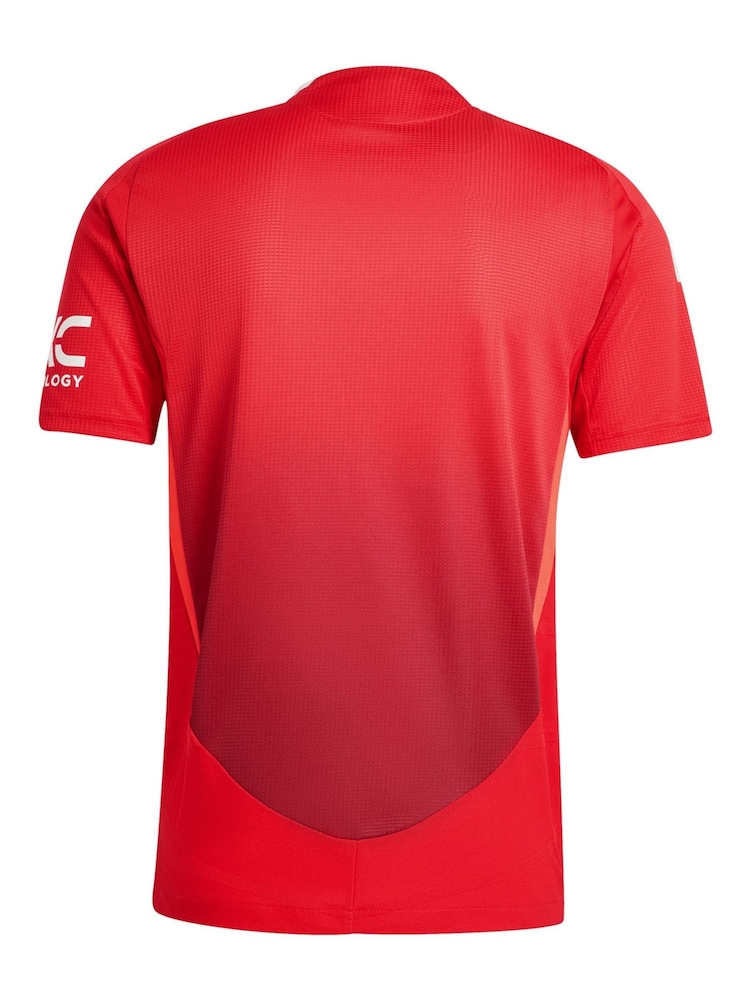 adidas Red Manchester United Home Authentic Shirt 2024-25 - Image 5 of 5