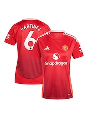 adidas Red Manchester United Home Shirt 2024-25 - Image 1 of 3