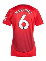 adidas Red Manchester United Home Shirt 2024-25 - Image 3 of 3