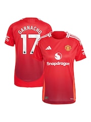 adidas Red Manchester United Home Authentic Shirt 2024-25 - Image 1 of 3