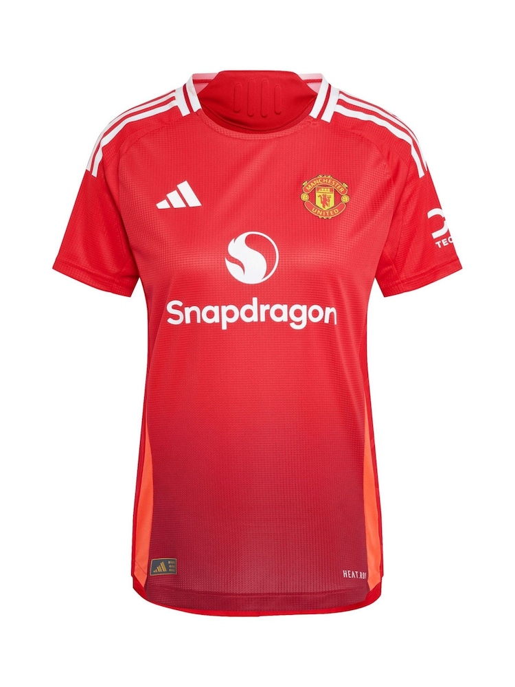 adidas Red Manchester United Home Authentic Shirt 2024-25 - Image 2 of 3