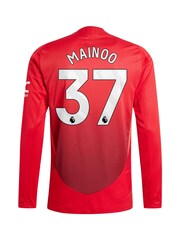 adidas Red Manchester United Home Authentic Shirt 2024-25 - Image 3 of 3