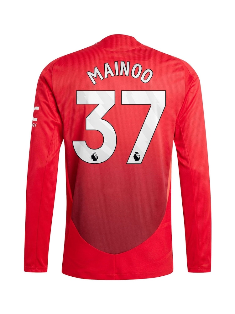 adidas Red Manchester United Home Authentic Shirt 2024-25 - Image 3 of 3