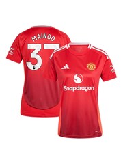 adidas Red Manchester United Home Shirt 2024-25 - Image 1 of 3