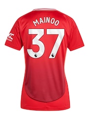 adidas Red Manchester United Home Shirt 2024-25 - Image 3 of 3