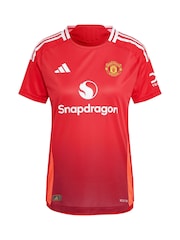 adidas Red Manchester United Home Authentic Shirt 2024-25 - Image 2 of 2