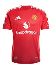 adidas Red Manchester United Home Authentic Shirt 2024-25 - Image 2 of 3