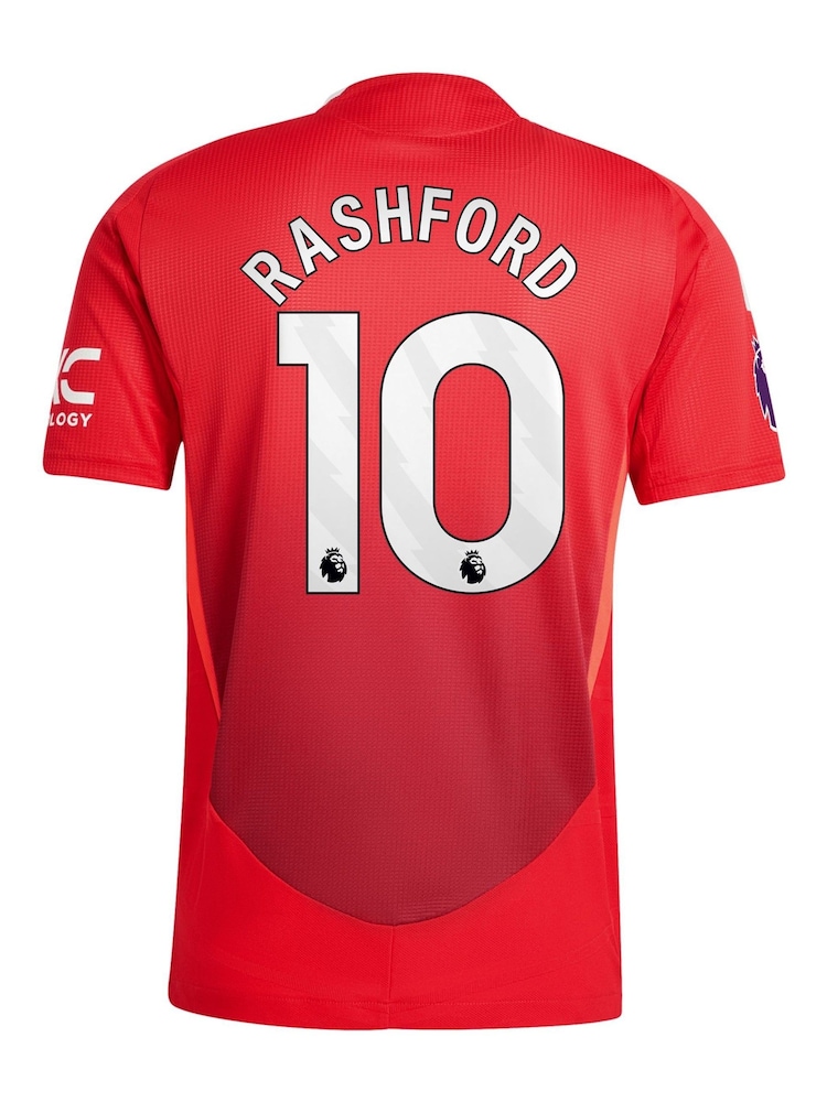 adidas Red Manchester United Home Authentic Shirt 2024-25 - Image 3 of 3