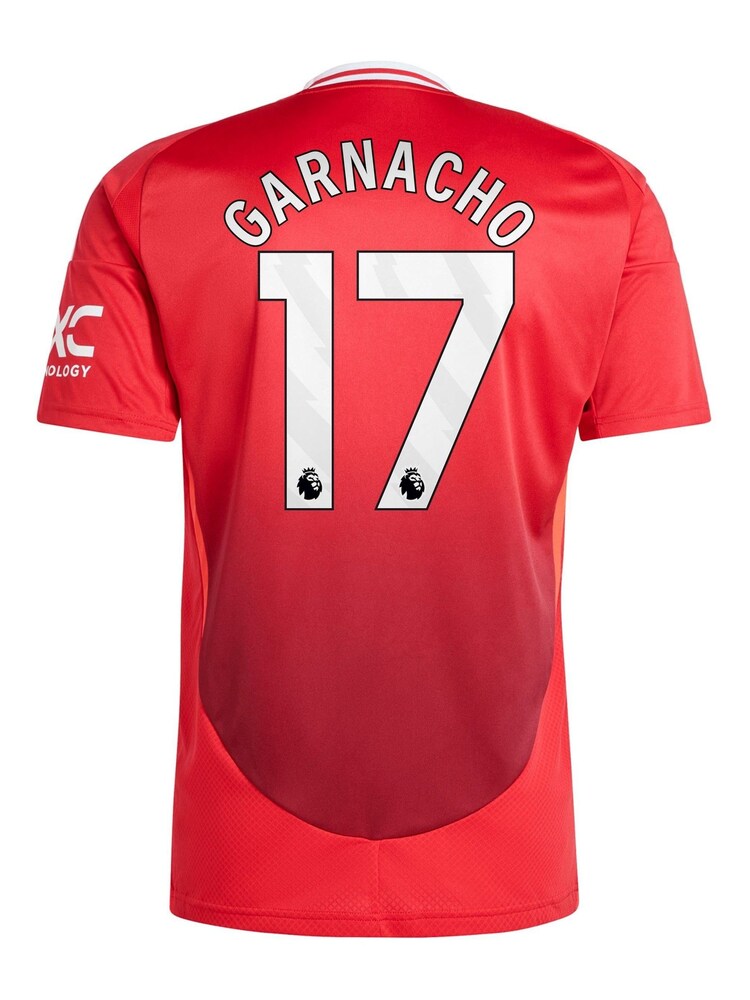 adidas Red Manchester United Home Shirt 2024-25 - Image 3 of 3