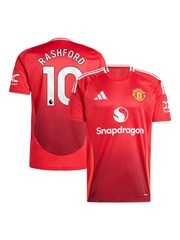 adidas Red Manchester United Home Shirt 2024-25 - Image 1 of 3