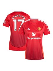 adidas Red Manchester United Home Shirt 2024-25 - Image 1 of 3