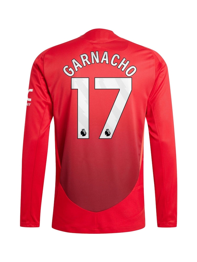 adidas Red Manchester United Home Authentic Shirt 2024-25 - Image 3 of 3