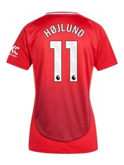 adidas Red Manchester United Home Shirt 2024-25 - Image 3 of 3