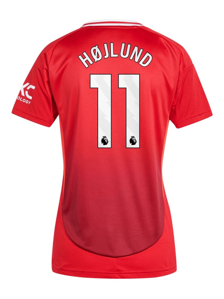 adidas Red Manchester United Home Shirt 2024-25 - Image 3 of 3