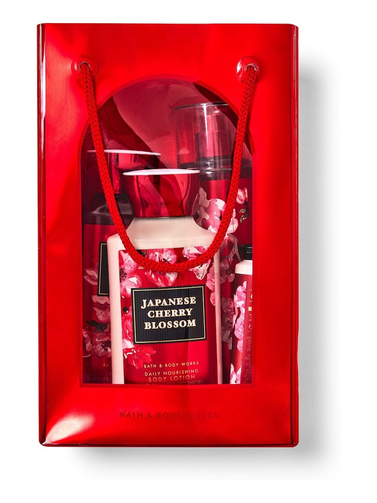 Bath & Body Works Japanese Cherry Blossom Gift Bag Set - Image 1 of 2