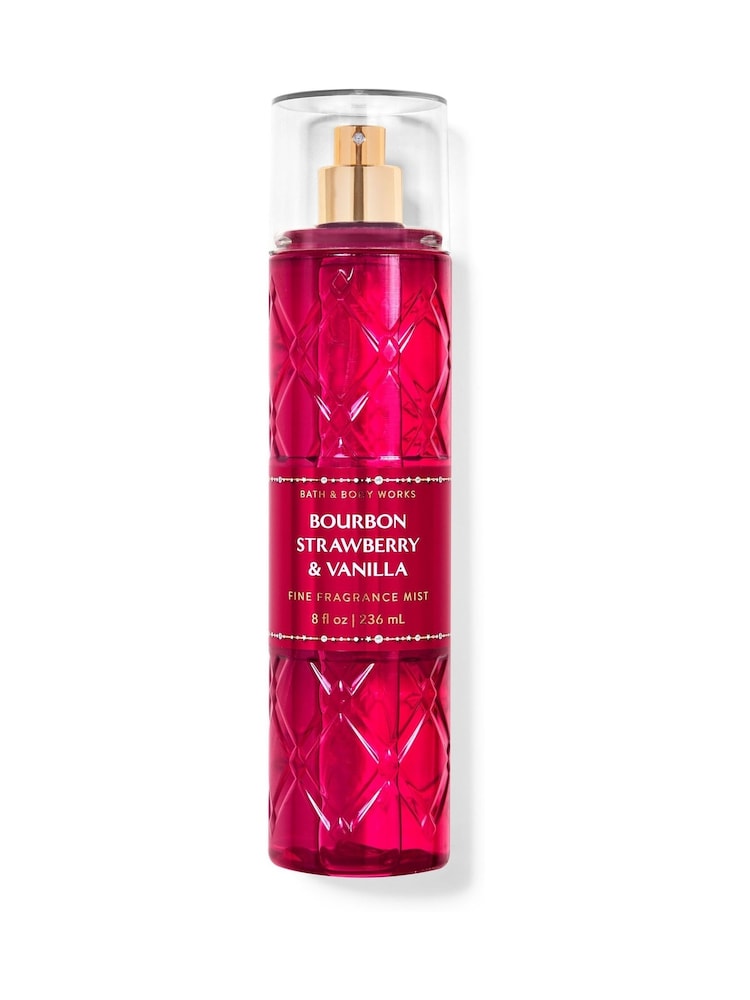 Bath & Body Works Borbon Strawberry and Vanilla Fine Fragrance Body Mist 8 fl oz / 236 mL - Image 1 of 2