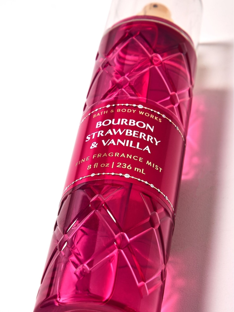 Bath & Body Works Borbon Strawberry and Vanilla Fine Fragrance Body Mist 8 fl oz / 236 mL - Image 2 of 2