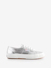 Superga Silver 2750 Mirror Synthetic Material Sneakers - Image 1 of 1
