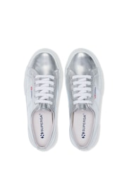 Superga Silver 2750 Mirror Synthetic Material Sneakers - Image 5 of 5