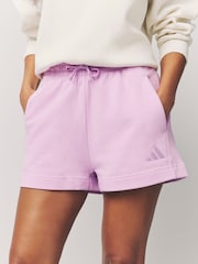adidas Purple ALL SZN French Terry Shorts - Image 5 of 7