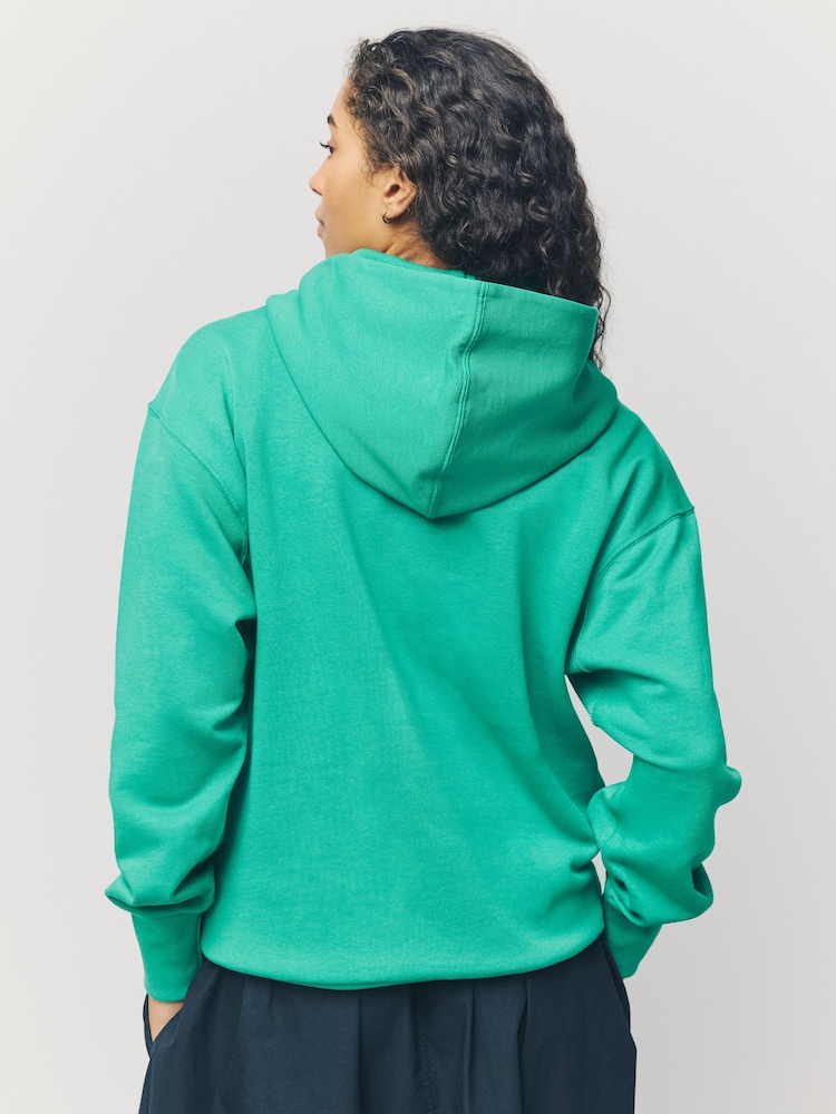 adidas Green crome ALL SZN Boyfriend Hoodie - Image 2 of 6 adidas Green crome ALL SZN Boyfriend Hoodie - Image 2 of 6