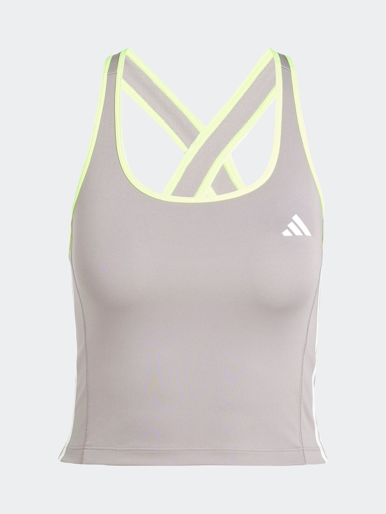 adidas Grey Hyperglam Tank Top - Image 7 of 7