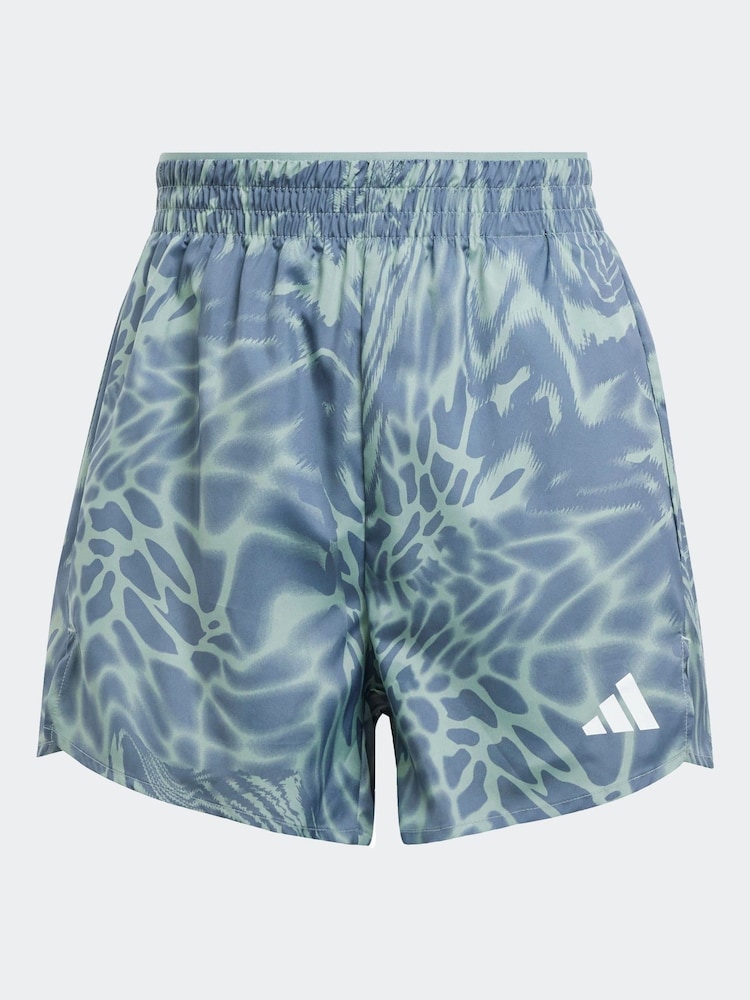 adidas Green Train Essential Minimal All Over Print Shorts - Image 6 of 6