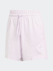 adidas Purple 3 Stripe Shorts - Image 6 of 6