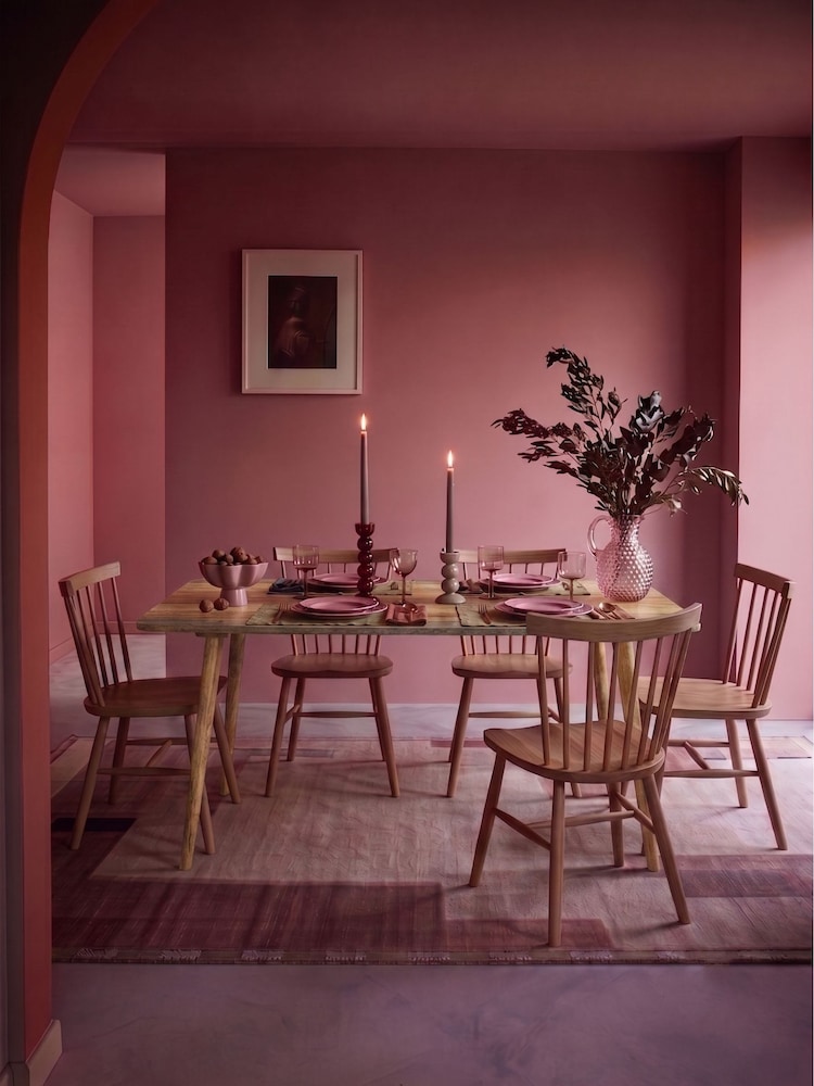 Swoon Light Brown Southwark Mango Wood 6 Seater Dining Table - Image 1 of 6 Swoon Light Brown Southwark Mango Wood 6 Seater Dining Table - Image 1 of 6