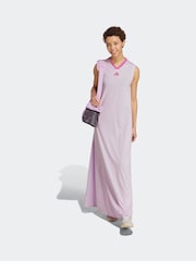 adidas Purple Tiro Maxi Dress - Image 6 of 7
