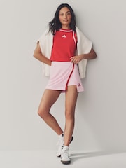 Розовый - adidas юбки в стиле колор блок - Изображение 2 из 6