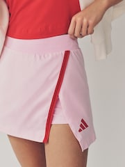 Розовый - adidas юбки в стиле колор блок - Изображение 5 из 6