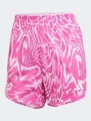 adidas Purple Train Essential Minimal All Over Print Shorts - Image 6 of 6