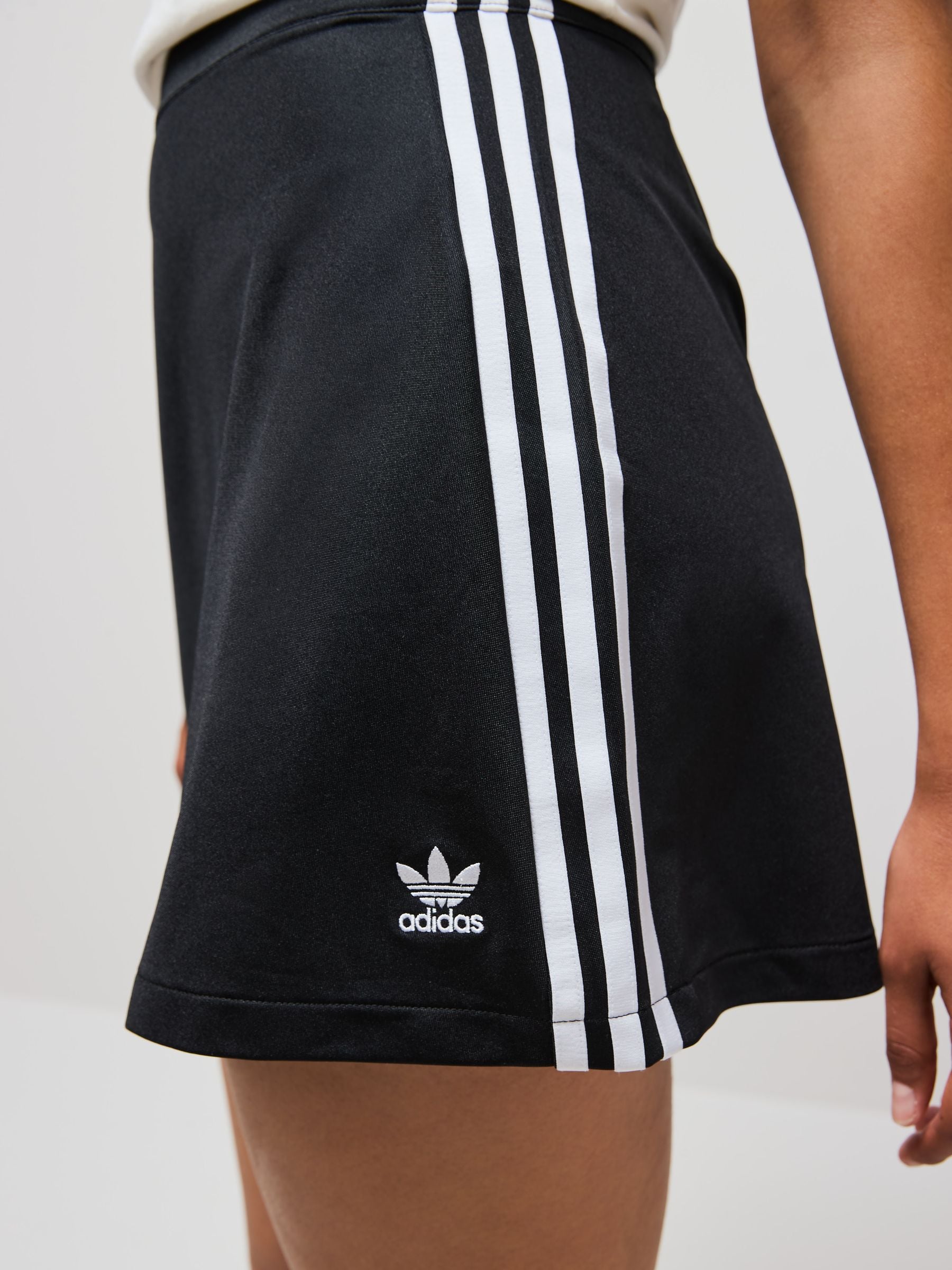 Buy adidas originals Black 3 Stripe Mini Skirt from Next USA