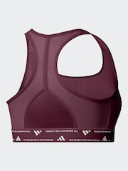 adidas Red Powerreact Training Bra - Image 2 of 2