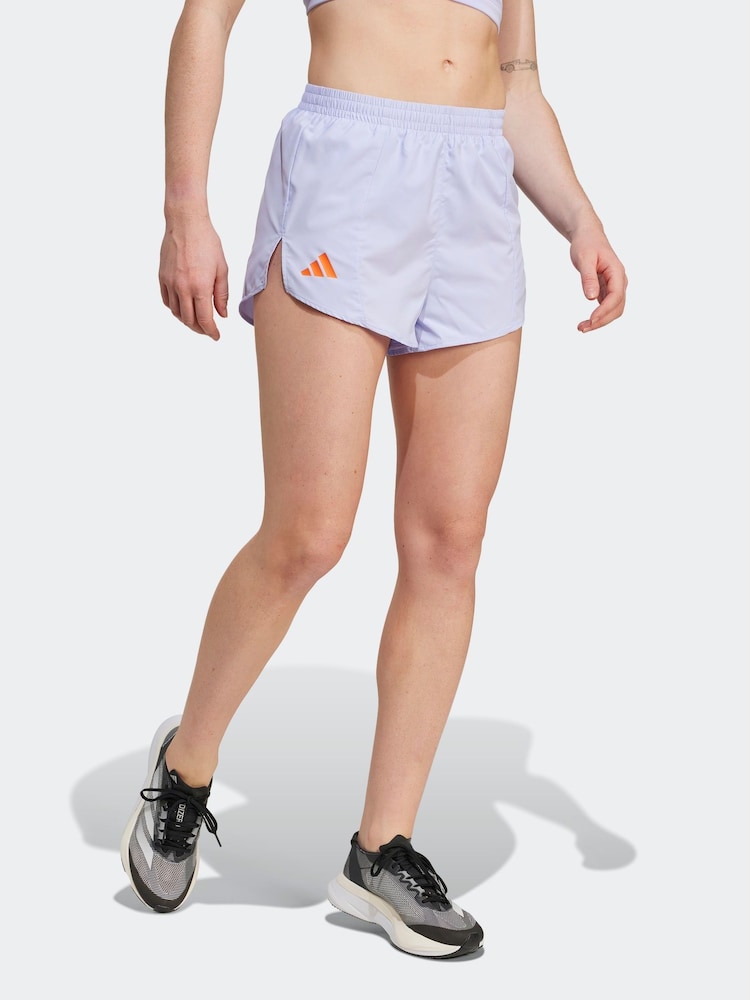 adidas Purple Adizero Shorts - Image 1 of 6