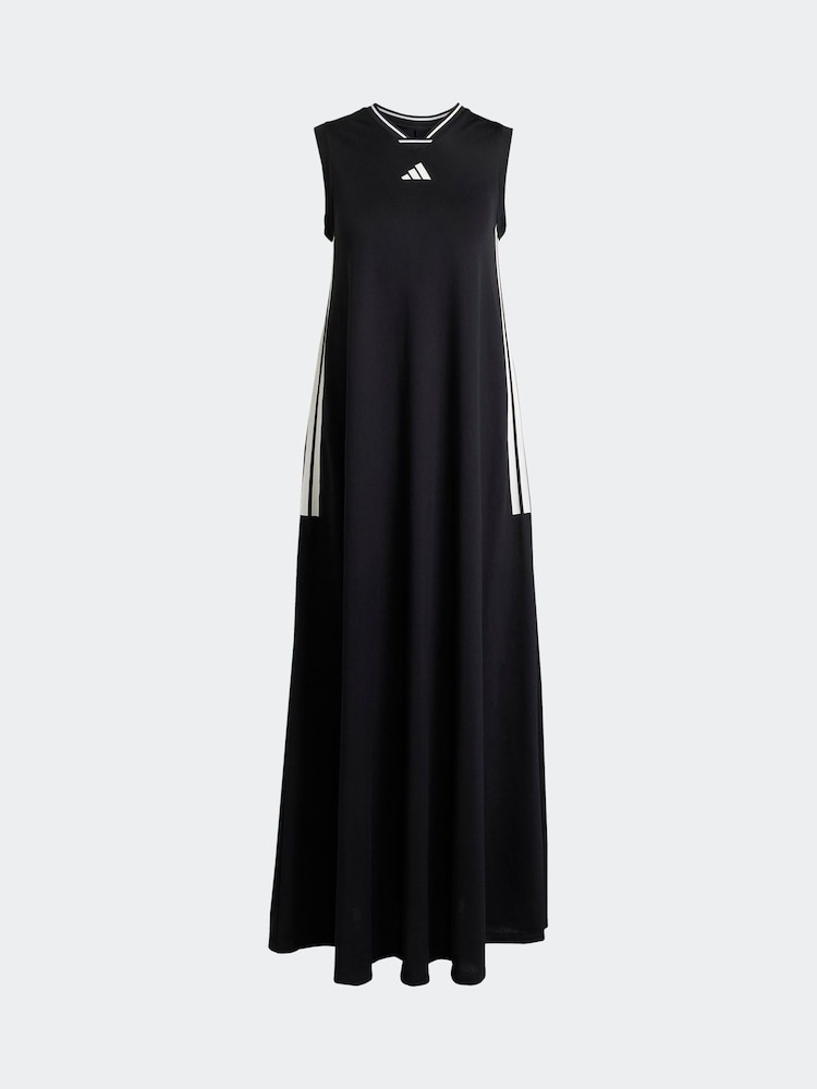 adidas Black Tiro Maxi Dress - Image 7 of 7