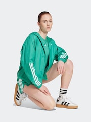 adidas Olive Green Hyperglam Woven Shorts - Image 3 of 7