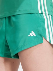 adidas Olive Green Hyperglam Woven Shorts - Image 5 of 7