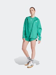adidas Olive Green Hyperglam Woven Shorts - Image 6 of 7