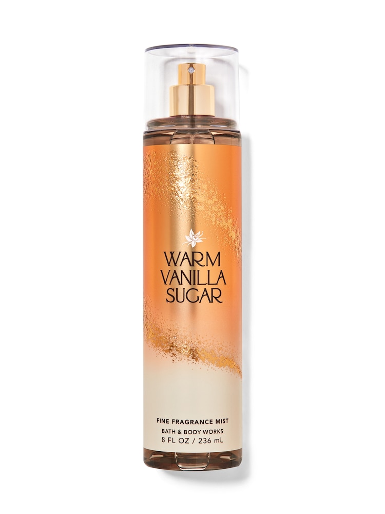 Bath & Body Works Warm Vanilla Sugar Fine Fragrance Body Mist 8 fl oz / 236 mL - Image 1 of 2