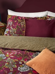 Wylder Cerise Viranai Exotic Floral Duvet Cover Set - Image 2 of 4
