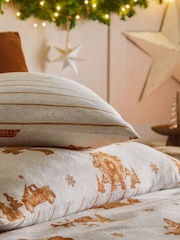 Furn Cloud Dust Gretel Festive Brushed 100% Cotton Duvet Cover Set - Image 3 of 4